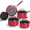 Ninja Zerostick Aluminium 5 Piece Non Stick Pan Set - Red -Trend Furniture 1120185 R Z001A