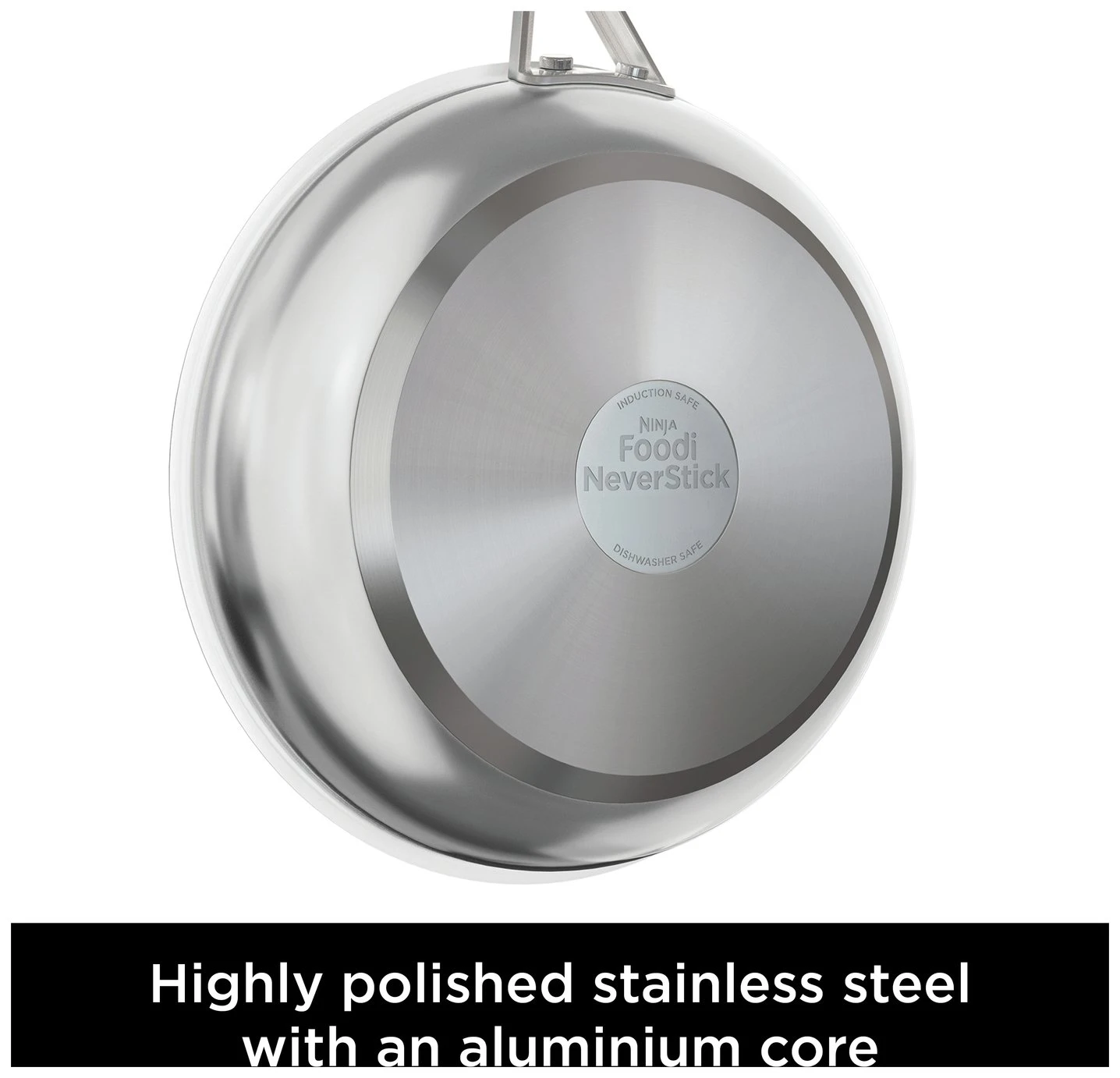Ninja Zerostick 26cm Stainless Steel Non Stick Saute Pan 4 Ninja Zerostick 26cm Stainless Steel Non Stick Saute Pan - Image 2