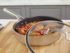 Ninja Zerostick 26cm Stainless Steel Non Stick Saute Pan 13 Ninja Zerostick 26cm Stainless Steel Non Stick Saute Pan -Trend Furniture 1120226 R Z008A