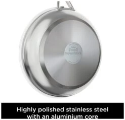 Ninja Zerostick Stainless Steel 5 Piece Non Stick Pan Set -Trend Furniture 1120240 R Z003A
