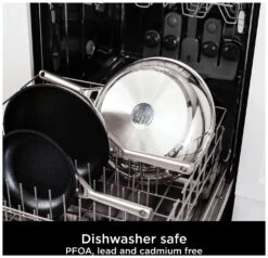 Ninja Zerostick Stainless Steel 5 Piece Non Stick Pan Set -Trend Furniture 1120240 R Z006A