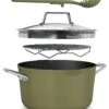 Ninja Zerostick 30cm Non Stick Aluminium Possible Pot -Green -Trend Furniture 1120295 R Z001A