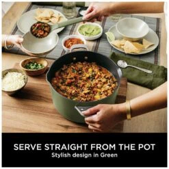 Ninja Zerostick 30cm Non Stick Aluminium Possible Pot -Green 17 Ninja Zerostick 30cm Non Stick Aluminium Possible Pot -Green -Trend Furniture 1120295 R Z005A