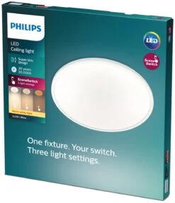 Philips Superslim Indoor Luminaire Flush To Ceiling Light -Trend Furniture 1122547 R Z006A