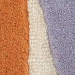 Habitat Geometric Circle Cut Pile Rug - 120x120cm - Multi -Trend Furniture 1176122 R B001