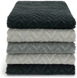 Habitat Zig Zag Terry Pack Of 5 Tea Towels 9 Habitat Zig Zag Terry Pack Of 5 Tea Towels -Trend Furniture 1185182 R Z002A