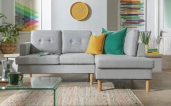 Habitat Joshua Self Assembly Right Hand Corner Sofa – Grey -Trend Furniture 1185601 R Z001C