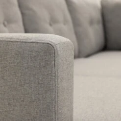 Habitat Joshua Self Assembly Right Hand Corner Sofa – Grey -Trend Furniture 1185601 R Z009A