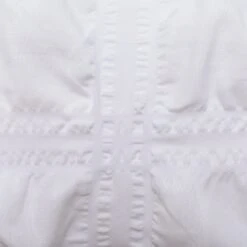 Habitat Seersucker Square White Bedding Set - Single -Trend Furniture 1232554 R B001