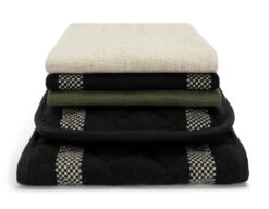 Habitat Woven Check And Stripe Textile Set -Trend Furniture 1232657 R Z002A