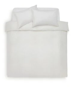 Habitat Cotton 200TC Muslin White Bedding Set - Double 9 Habitat Cotton 200TC Muslin White Bedding Set - Double -Trend Furniture 1233278 R Z002A