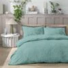 Habitat Cotton 200TC Muslin Green Bedding Set - Double -Trend Furniture 1233319 R Z001A