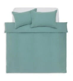 Habitat Cotton 200TC Muslin Green Bedding Set - Double -Trend Furniture 1233319 R Z002A