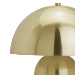 Habitat Mushroom Steel Table Lamp - Brass -Trend Furniture 1233670 R Z003A