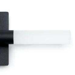 Habitat Metal 2 Light LED Bathroom Wall Light - Black -Trend Furniture 1233876 R Z002A