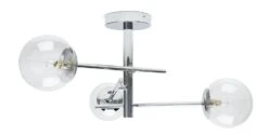 Habitat Sputnik Metal Bathroom Flush Ceiling Light - Chrome 9 Habitat Sputnik Metal Bathroom Flush Ceiling Light - Chrome -Trend Furniture 1233890 R Z001C