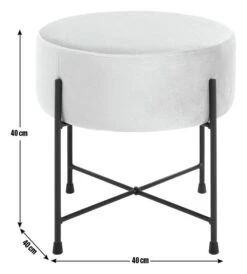 Habitat Jax Metal Footstool - Mint Green 7 Habitat Jax Metal Footstool - Mint Green -Trend Furniture 1259056 R E001