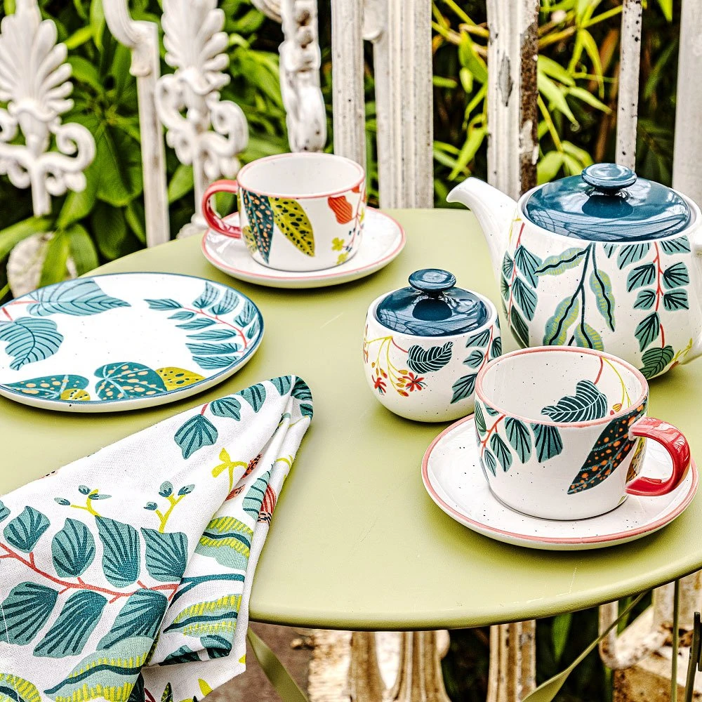 Habitat X Kew Ceramic Teapot 8 Habitat X Kew Ceramic Teapot - Image 6