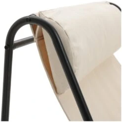 Habitat Teka Metal Garden Chair - Cream -Trend Furniture 1304750 R Z003A