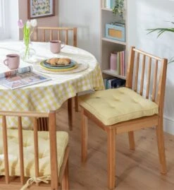 Habitat Pack Of 2 Woven Cushion Seat - Yellow -Trend Furniture 1307386 R Z001C