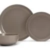 Habitat Mushroom 12 Piece Stoneware Dinner Set - Mushroom 1 Habitat Mushroom 12 Piece Stoneware Dinner Set - Mushroom -Trend Furniture 1341108 R Z001A