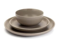 Habitat Mushroom 12 Piece Stoneware Dinner Set - Mushroom 10 Habitat Mushroom 12 Piece Stoneware Dinner Set - Mushroom -Trend Furniture 1341108 R Z002A