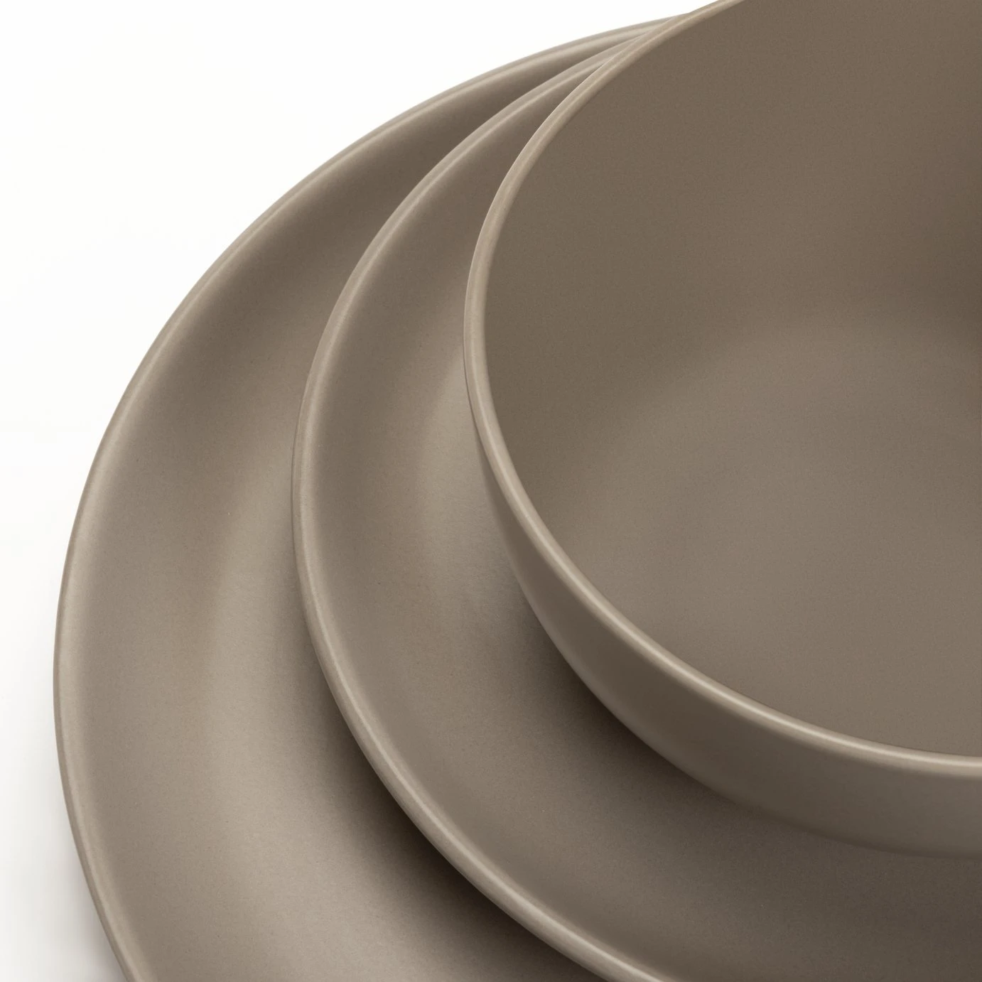 Habitat Mushroom 12 Piece Stoneware Dinner Set - Mushroom 7 Habitat Mushroom 12 Piece Stoneware Dinner Set - Mushroom - Image 5