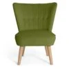 Habitat Alexis Velvet Cocktail Chair - Olive -Trend Furniture 1341287 R Z001A