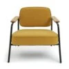 Habitat Jesper Fabric Accent Chair - Yellow 2 Habitat Jesper Fabric Accent Chair - Yellow -Trend Furniture 1402047 R Z001A