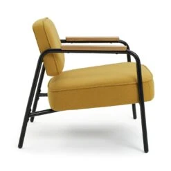 Habitat Jesper Fabric Accent Chair - Yellow -Trend Furniture 1402047 R Z004A