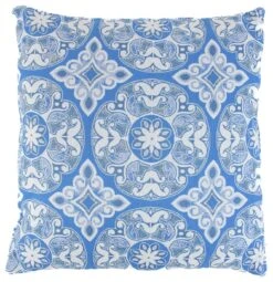 Streetwize Jacquard Outdoor Cushion Blue - Pack Of 4
