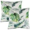 Streetwize Botanical Leaf Printed Outdoor Cushion-Pack Of 4 -Trend Furniture 1480227 R Z001A