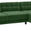 Habitat Hendricks Velvet Corner Chaise Sofa - Moss Green 2 Habitat Hendricks Velvet Corner Chaise Sofa - Moss Green -Trend Furniture 1480825 R Z001A