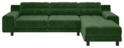 Habitat Hendricks Velvet Corner Chaise Sofa - Moss Green 13 Habitat Hendricks Velvet Corner Chaise Sofa - Moss Green -Trend Furniture 1480825 R Z002A