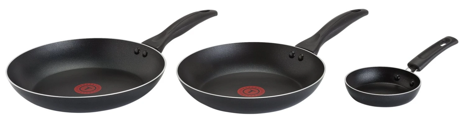 Tefal Everyday 3 Piece Non Stick Aluminium Pan Set 3 Tefal Everyday 3 Piece Non Stick Aluminium Pan Set