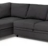 Habitat Seattle Left Corner Fabric Sofa Bed - Charcoal