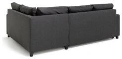 Habitat Seattle Left Corner Fabric Sofa Bed - Charcoal -Trend Furniture 1663123 R Z005A