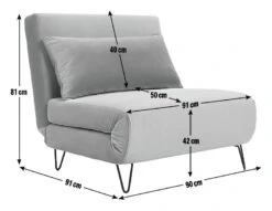 Habitat Roni Single Velvet Chairbed - Mint Green 18 Habitat Roni Single Velvet Chairbed - Mint Green -Trend Furniture 1938669 R Z003A