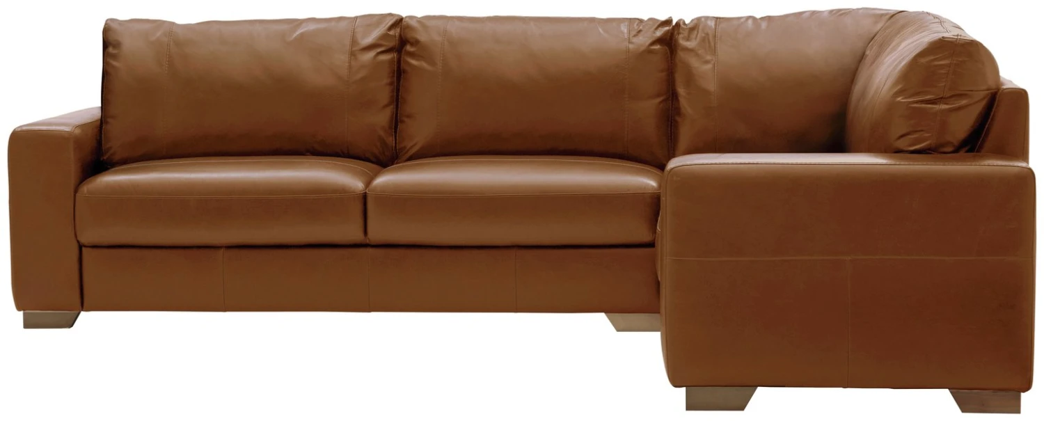 Habitat Eton Leather Left Hand Corner Sofa - Tan 6 Habitat Eton Leather Left Hand Corner Sofa - Tan - Image 4