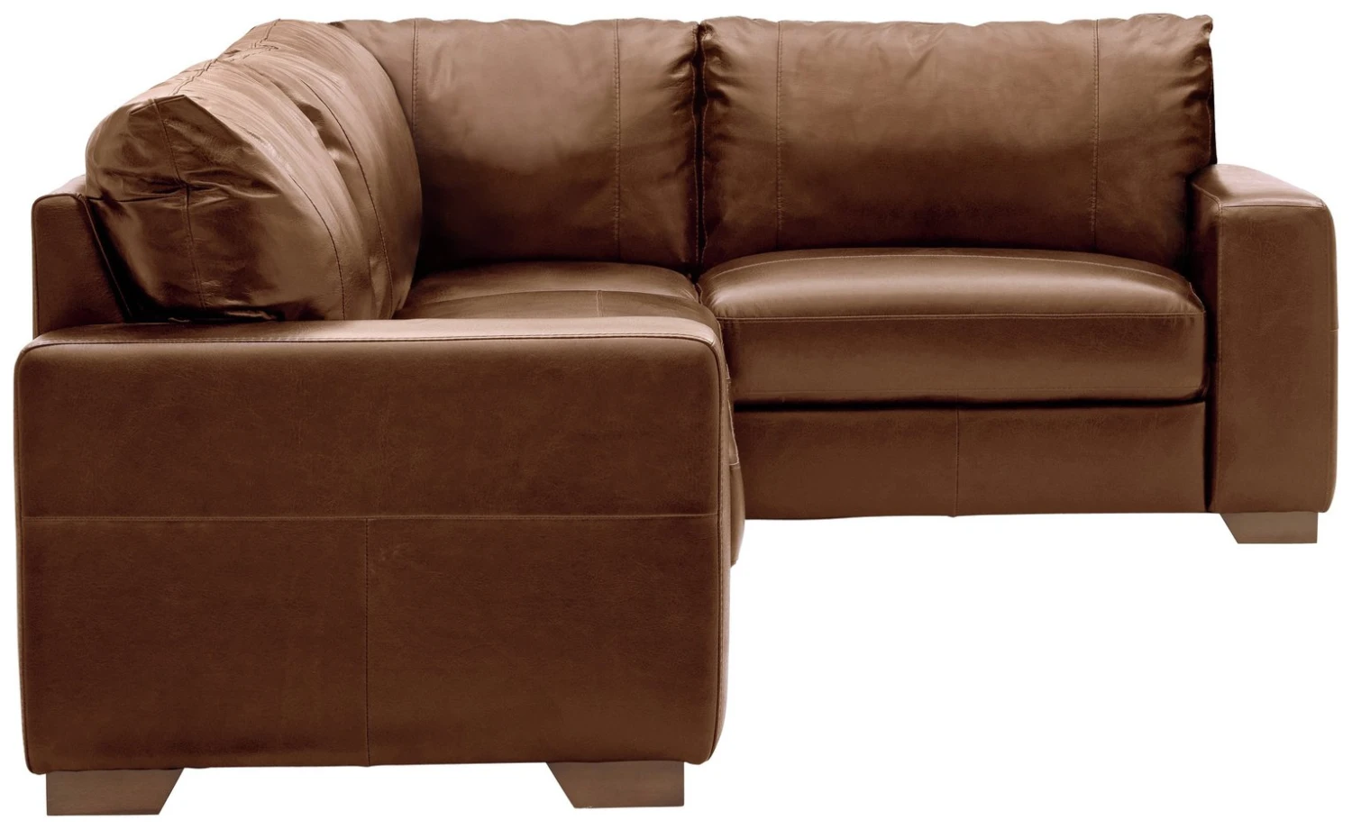 Habitat Eton Leather Left Hand Corner Sofa - Tan 7 Habitat Eton Leather Left Hand Corner Sofa - Tan - Image 5