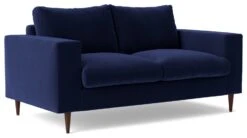 Swoon Evesham Velvet 2 Seater Sofa - Ink Blue -Trend Furniture 1971334 R Z003A