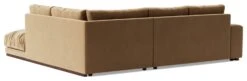 Swoon Denver Velvet Right Hand Corner Sofa - Biscuit -Trend Furniture 1972216 R Z005A