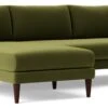 Swoon Turin Velvet Left Hand Corner Sofa - Fern Green 2 Swoon Turin Velvet Left Hand Corner Sofa - Fern Green -Trend Furniture 1992564 R Z001A