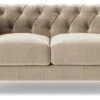 Swoon Winston Velvet 2 Seater Sofa - Taupe