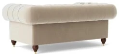 Swoon Winston Velvet 2 Seater Sofa - Taupe -Trend Furniture 1993532 R Z005A