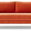 Swoon Turin Velvet 2 Seater Sofa - Burnt Orange 1 Swoon Turin Velvet 2 Seater Sofa - Burnt Orange -Trend Furniture 1995994 R Z001A