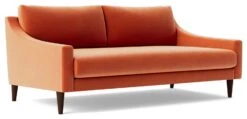 Swoon Turin Velvet 2 Seater Sofa - Burnt Orange -Trend Furniture 1995994 R Z006A