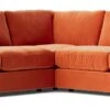 Swoon Althaea Velvet 5 Seater Corner Sofa - Burnt Orange 1 Swoon Althaea Velvet 5 Seater Corner Sofa - Burnt Orange -Trend Furniture 1998070 R Z001A