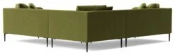 Swoon Alena Velvet 5 Seater Corner Sofa - Fern Green 15 Swoon Alena Velvet 5 Seater Corner Sofa - Fern Green -Trend Furniture 1999471 R Z005A