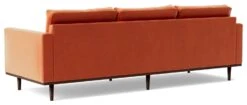 Swoon Berlin Velvet 4 Seater Sofa - Burnt Orange -Trend Furniture 2004592 R Z005A